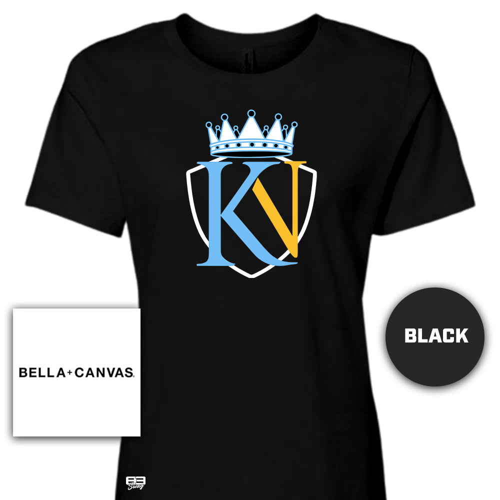 Bella + Canvas B6400 Women's Relaxed Jersey Short-Sleeve T-Shirt - Kingdom Nation Baseball