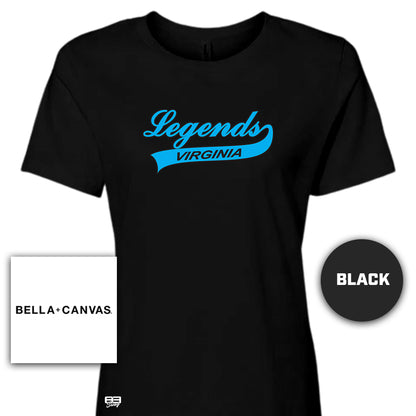 Bella + Canvas B6400 Women's Relaxed Jersey Short-Sleeve T-Shirt - Virginia Legends Softball