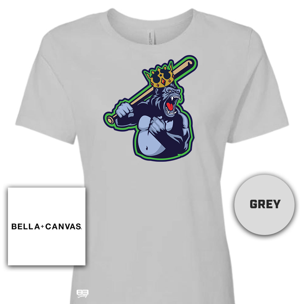 Bella + Canvas B6400 Women's Relaxed Jersey Short-Sleeve T-Shirt - Orlando Baseball Prospects - Gorilla Kings