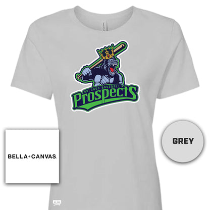 Bella + Canvas B6400 Women's Relaxed Jersey Short-Sleeve T-Shirt - Orlando Baseball Prospects - Gorilla Kings V2