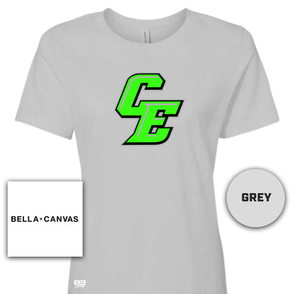 Bella + Canvas B6400 Women's Relaxed Jersey Short-Sleeve T-Shirt - Cherokee Elite Baseball