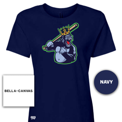 Bella + Canvas B6400 Women's Relaxed Jersey Short-Sleeve T-Shirt - Orlando Baseball Prospects - Gorilla Kings V1