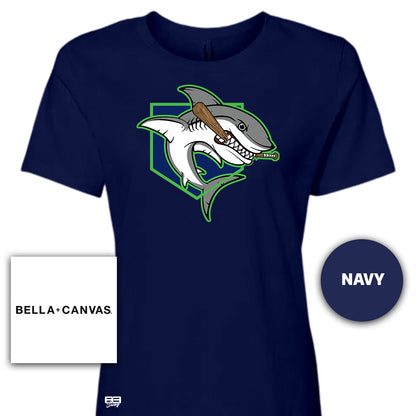 Bella + Canvas B6400 Women's Relaxed Jersey Short-Sleeve T-Shirt - Orlando Baseball Prospects - Land Sharks V1