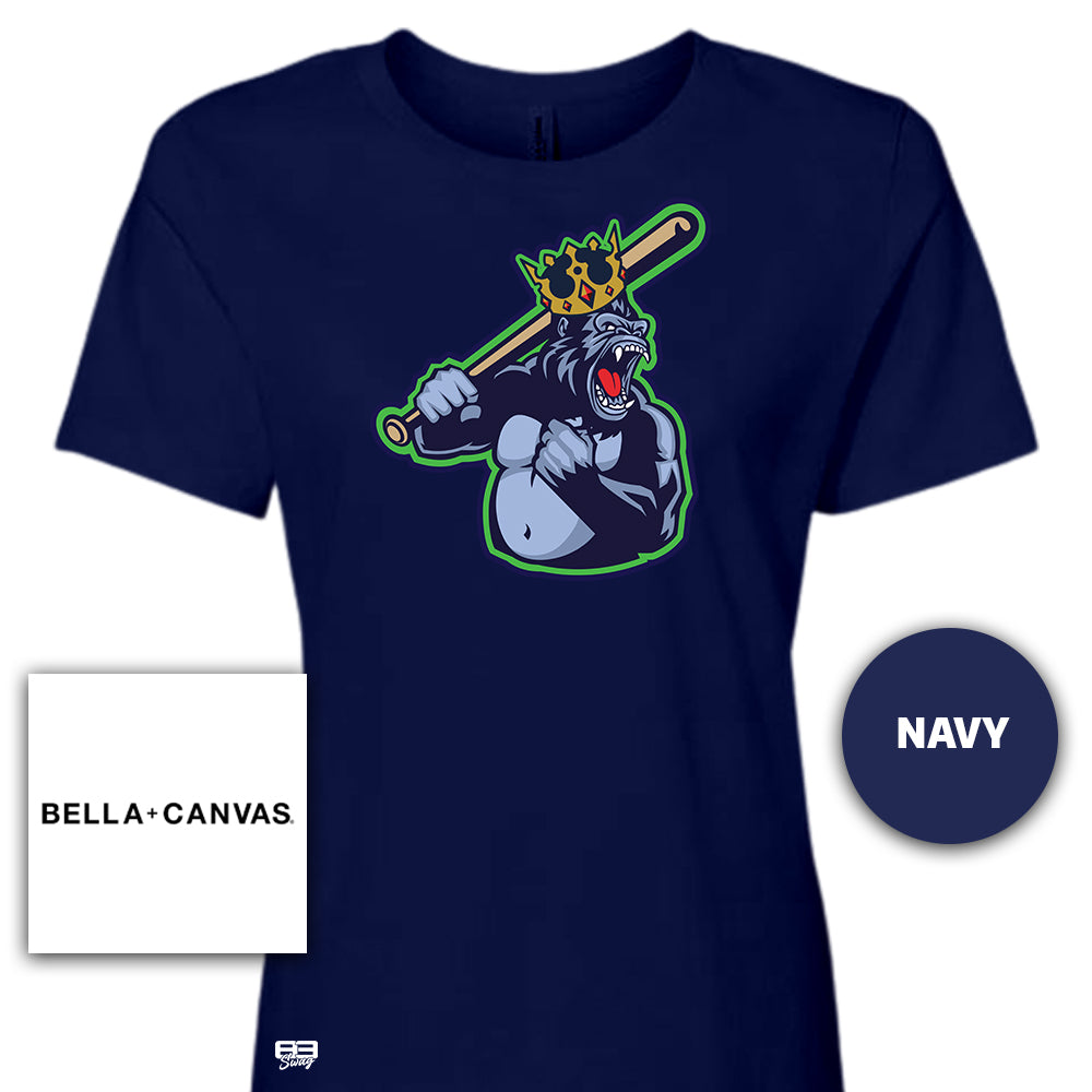 Bella + Canvas B6400 Women's Relaxed Jersey Short-Sleeve T-Shirt - Orlando Baseball Prospects - Gorilla Kings