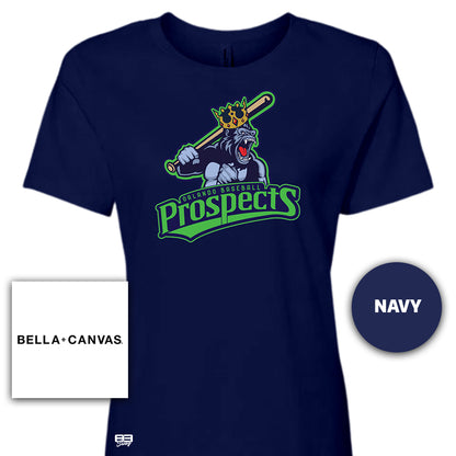 Bella + Canvas B6400 Women's Relaxed Jersey Short-Sleeve T-Shirt - Orlando Baseball Prospects - Gorilla Kings V2