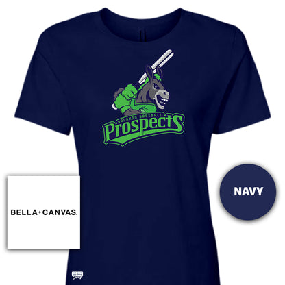 Bella + Canvas B6400 Women's Relaxed Jersey Short-Sleeve T-Shirt - Orlando Baseball Prospects - Swamp Donkeys V2