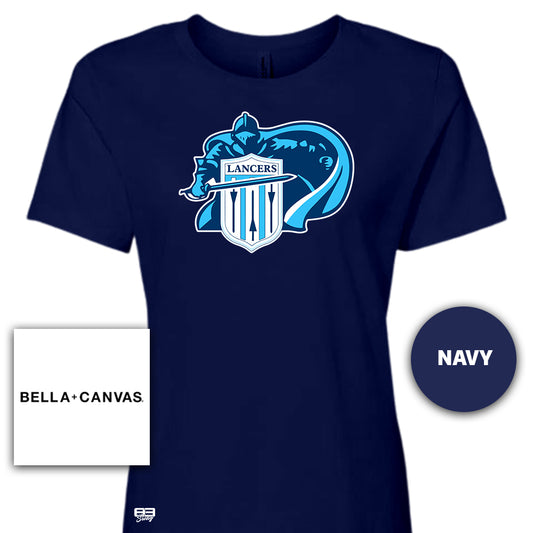 Bella + Canvas B6400 Women's Relaxed Jersey Short-Sleeve T-Shirt - Belleville East Lancers