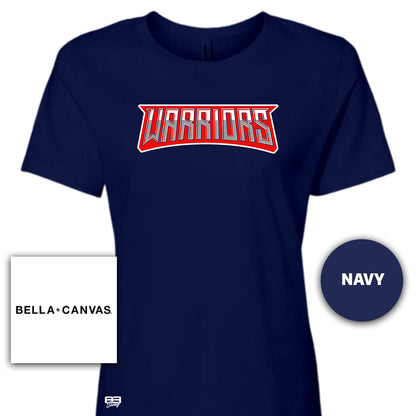 Bella + Canvas B6400 Women's Relaxed Jersey Short-Sleeve T-Shirt - Tampa Warriors Baseball V2