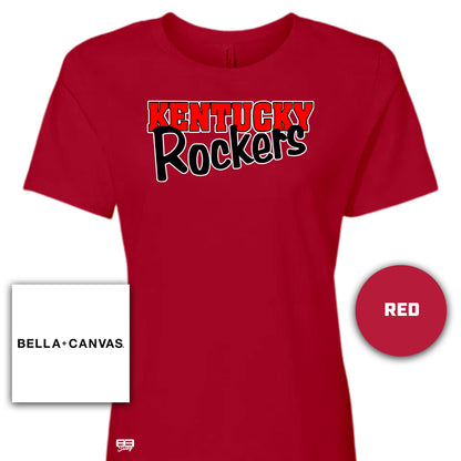 Bella + Canvas B6400 Women's Relaxed Jersey Short-Sleeve T-Shirt - Kentucky Rockers Softball