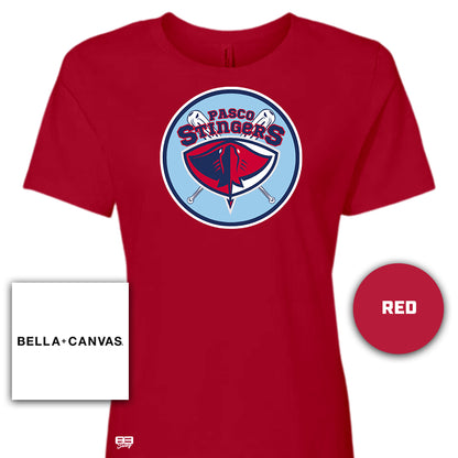 Bella + Canvas B6400 Women's Relaxed Jersey Short-Sleeve T-Shirt - Pasco Stingers Baseball V2