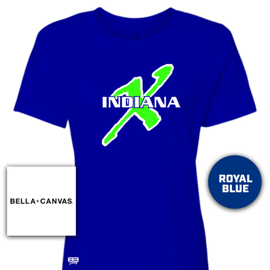 Bella + Canvas B6400 Women's Relaxed Jersey Short-Sleeve T-Shirt - Indiana Xtreme Softball V2