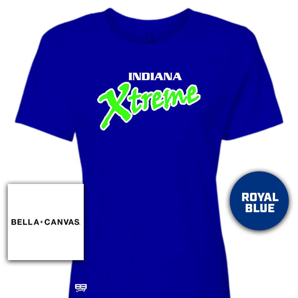 Bella + Canvas B6400 Women's Relaxed Jersey Short-Sleeve T-Shirt - Indiana Xtreme Softball V1