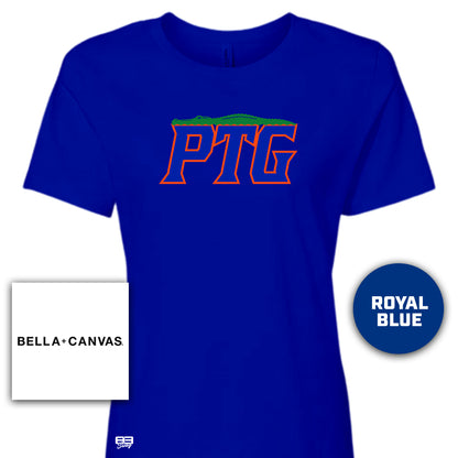 Bella + Canvas B6400 Women's Relaxed Jersey Short-Sleeve T-Shirt - Palatka TailGators Baseball V4