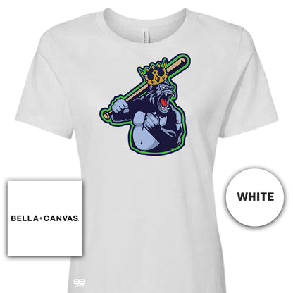 Bella + Canvas B6400 Women's Relaxed Jersey Short-Sleeve T-Shirt - Orlando Baseball Prospects - Gorilla Kings V1