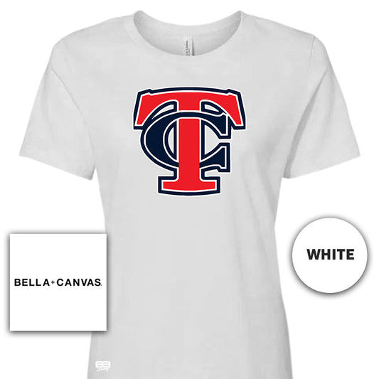 Bella + Canvas B6400 Women's Relaxed Jersey Short-Sleeve T-Shirt - Town N Country Baseball V1