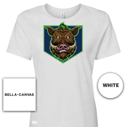 Bella + Canvas B6400 Women's Relaxed Jersey Short-Sleeve T-Shirt - Orlando Baseball Prospects - War Hogs V1