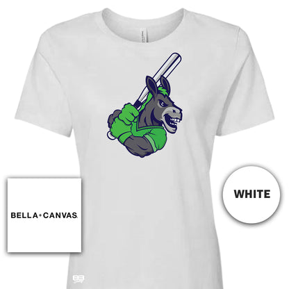 Bella + Canvas B6400 Women's Relaxed Jersey Short-Sleeve T-Shirt - Orlando Baseball Prospects - Swamp Donkeys