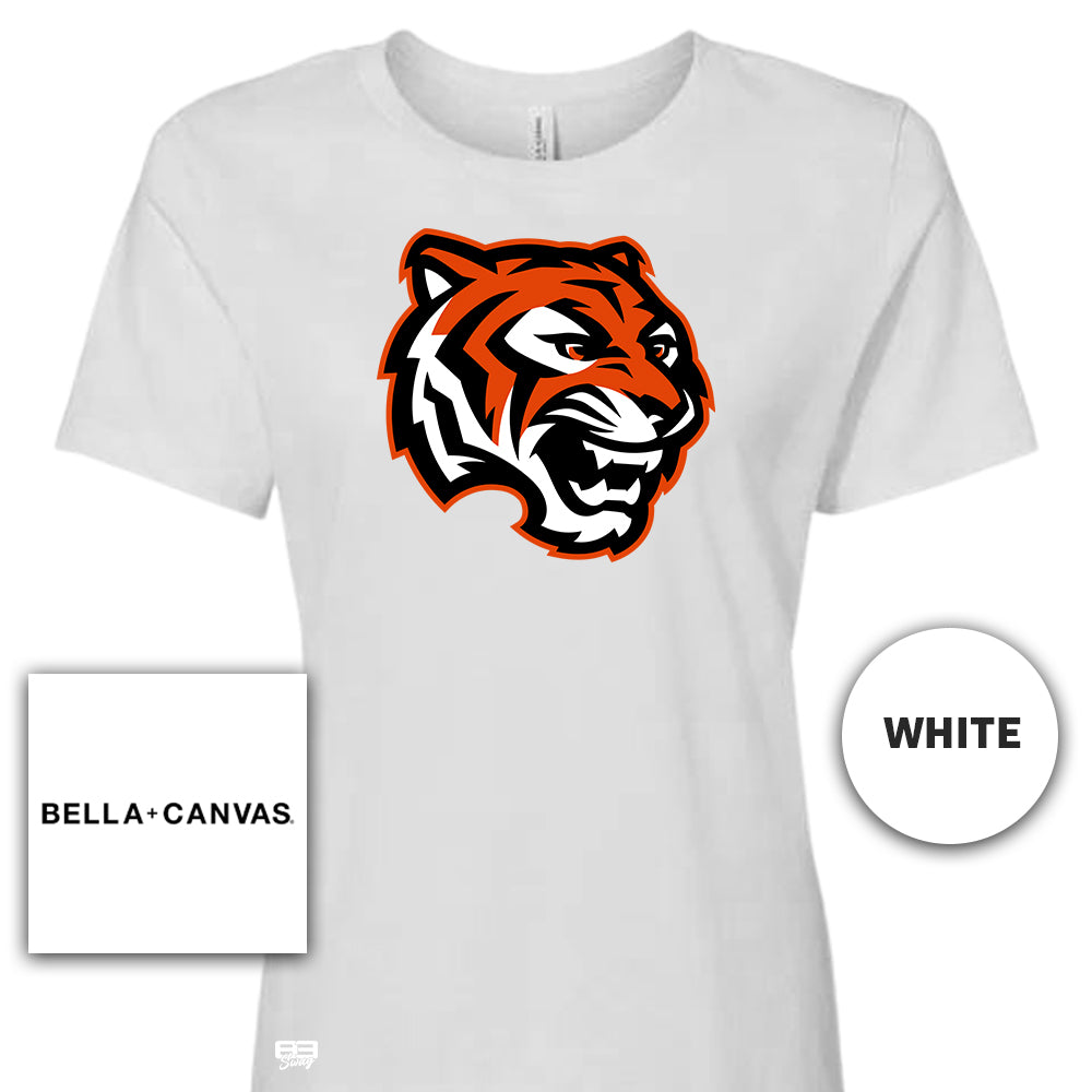 Bella + Canvas B6400 Women's Relaxed Jersey Short-Sleeve T-Shirt - Winter Park Tigers V1