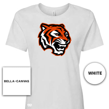 Bella + Canvas B6400 Women's Relaxed Jersey Short-Sleeve T-Shirt - Winter Park Tigers V1