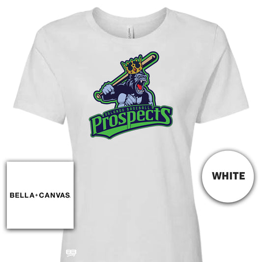 Bella + Canvas B6400 Women's Relaxed Jersey Short-Sleeve T-Shirt - Orlando Baseball Prospects - Gorilla Kings V2