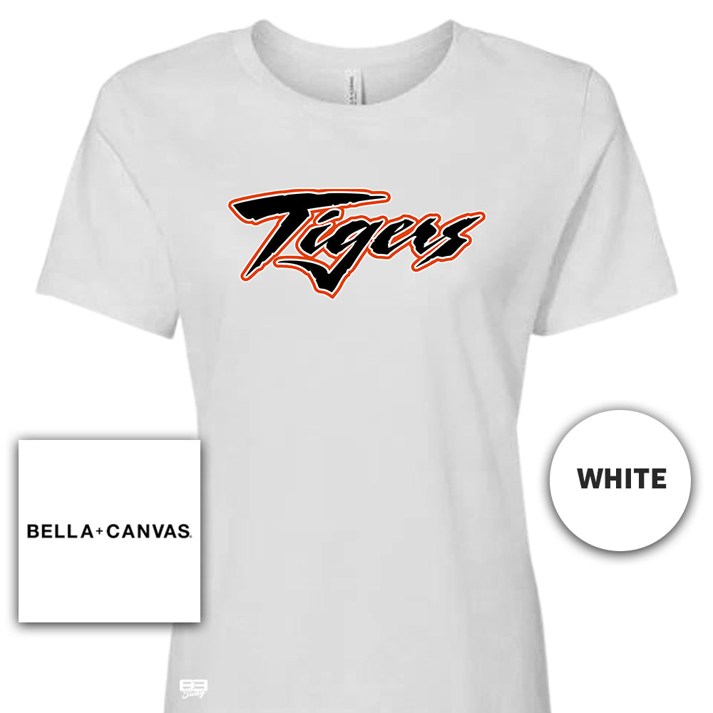 Bella + Canvas B6400 Women's Relaxed Jersey Short-Sleeve T-Shirt - Winter Park Tigers V2