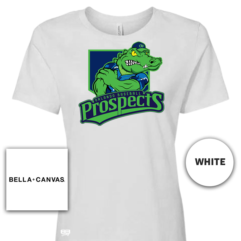 Bella + Canvas B6400 Women's Relaxed Jersey Short-Sleeve T-Shirt - Orlando Baseball Prospects - Swamp Kings