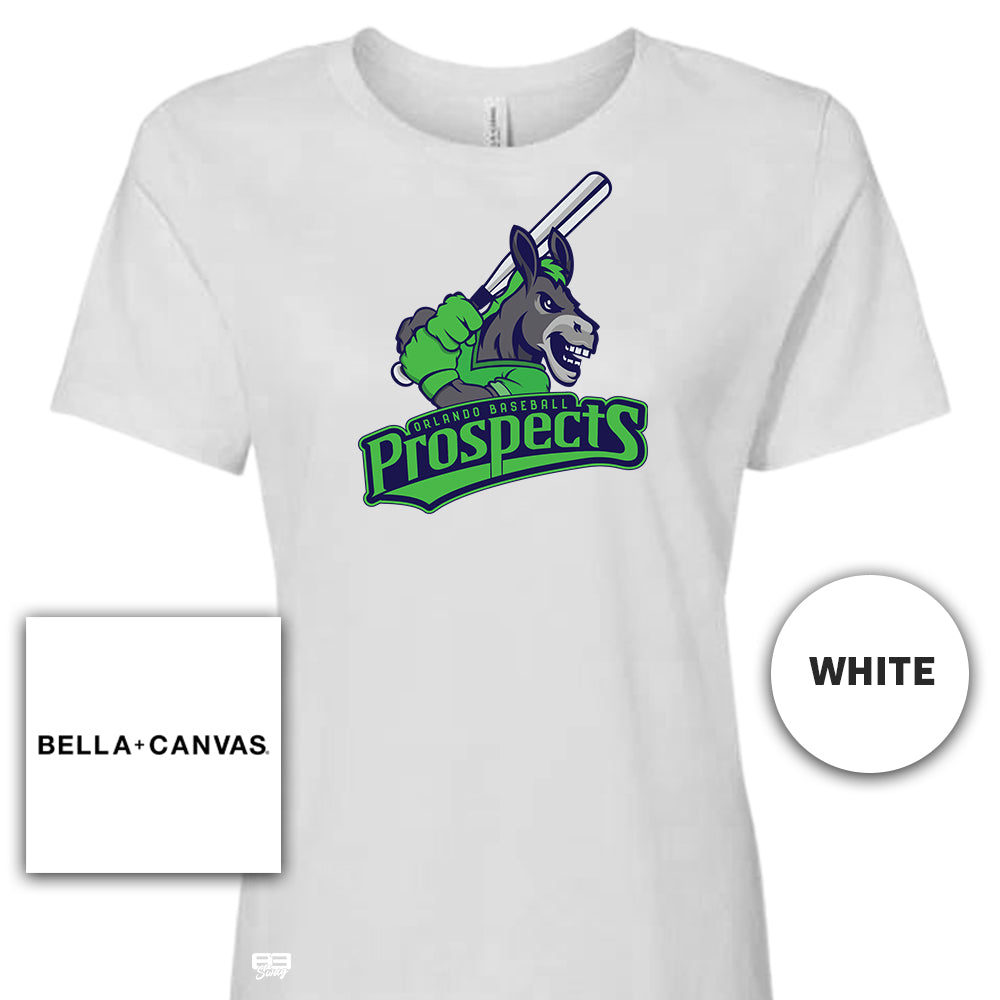 Bella + Canvas B6400 Women's Relaxed Jersey Short-Sleeve T-Shirt - Orlando Baseball Prospects - Swamp Donkeys V2