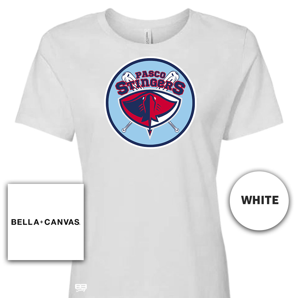 Bella + Canvas B6400 Women's Relaxed Jersey Short-Sleeve T-Shirt - Pasco Stingers Baseball V2