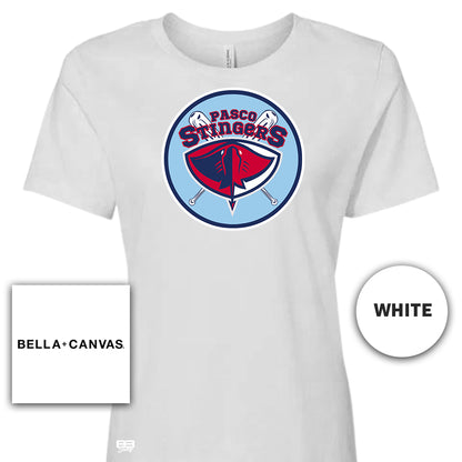 Bella + Canvas B6400 Women's Relaxed Jersey Short-Sleeve T-Shirt - Pasco Stingers Baseball V2