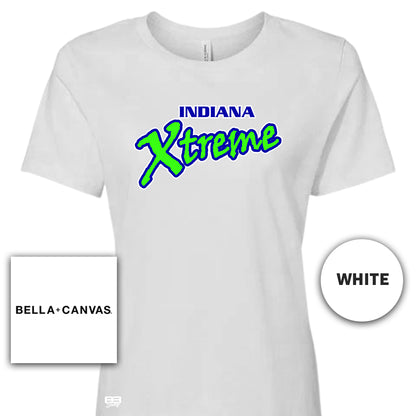 Bella + Canvas B6400 Women's Relaxed Jersey Short-Sleeve T-Shirt - Indiana Xtreme Softball V1