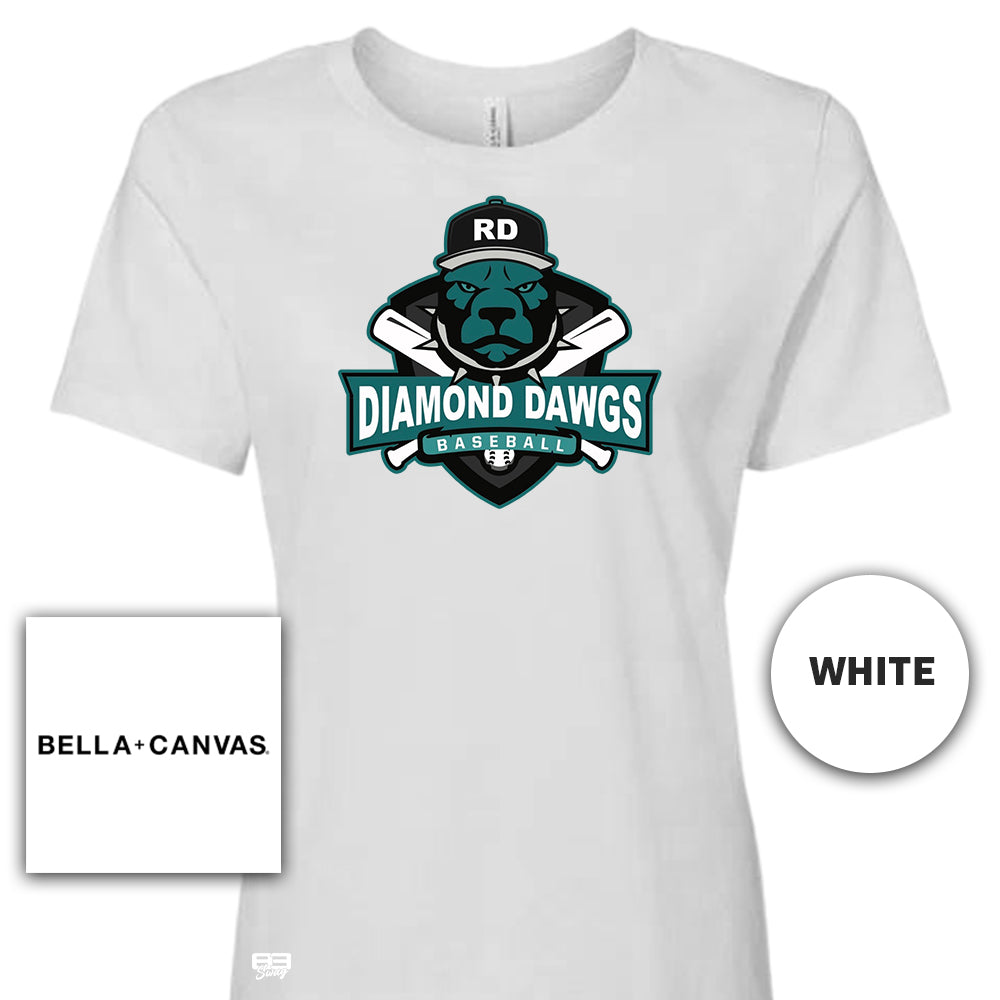 Bella + Canvas B6400 Women's Relaxed Jersey Short-Sleeve T-Shirt - Diamond Dawgs