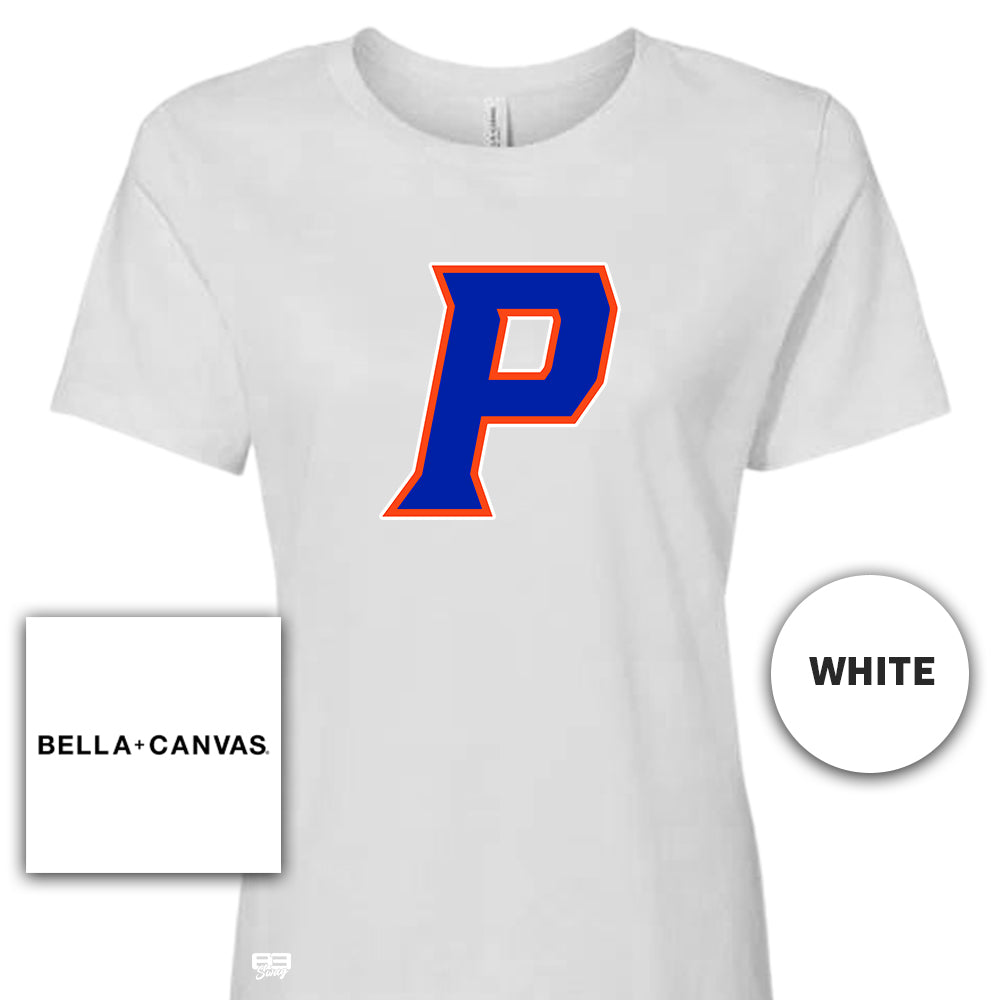 Bella + Canvas B6400 Women's Relaxed Jersey Short-Sleeve T-Shirt - Palatka TailGators Baseball V1