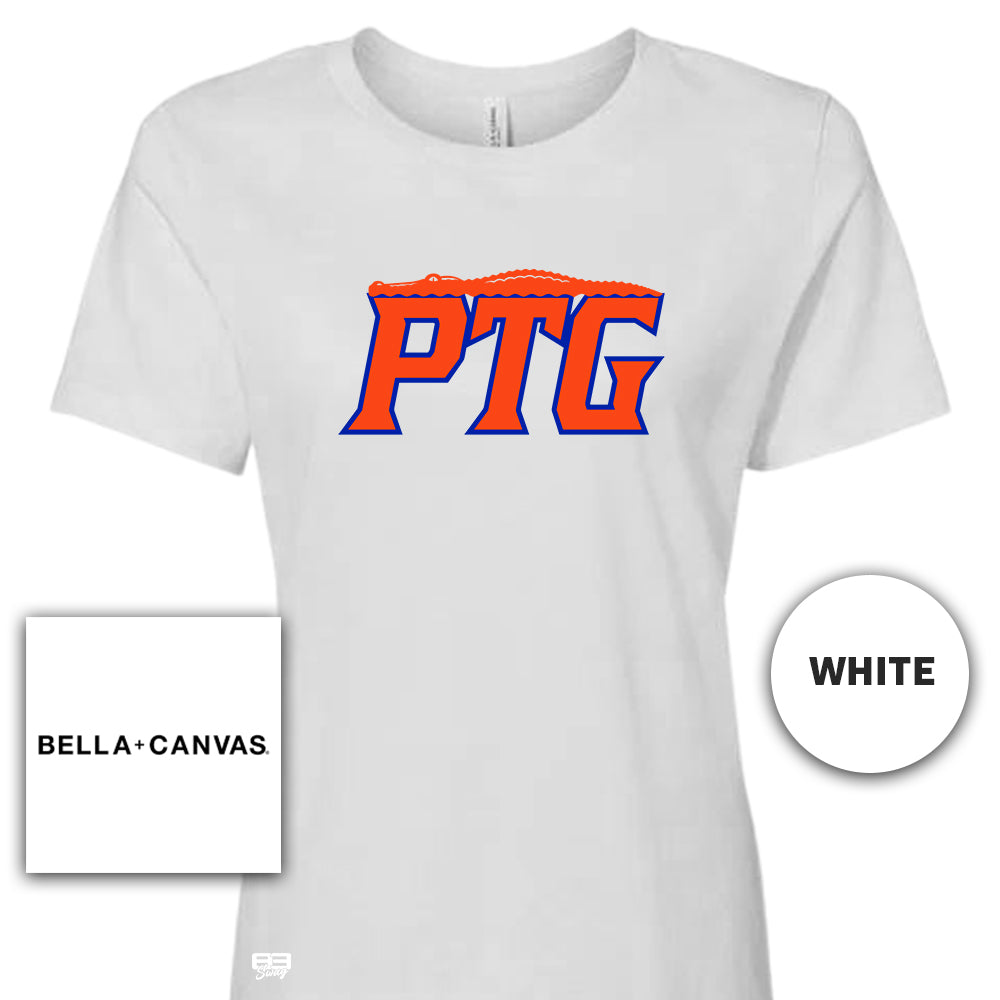 Bella + Canvas B6400 Women's Relaxed Jersey Short-Sleeve T-Shirt - Palatka TailGators Baseball V4 ALT