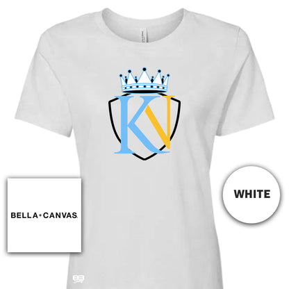 Bella + Canvas B6400 Women's Relaxed Jersey Short-Sleeve T-Shirt - Kingdom Nation Baseball