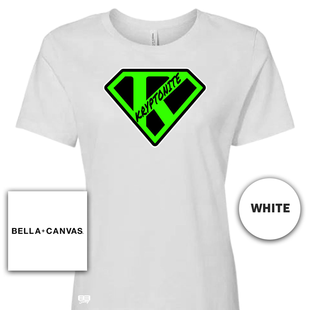 Bella + Canvas B6400 Women's Relaxed Jersey Short-Sleeve T-Shirt - Kryptonite Softball