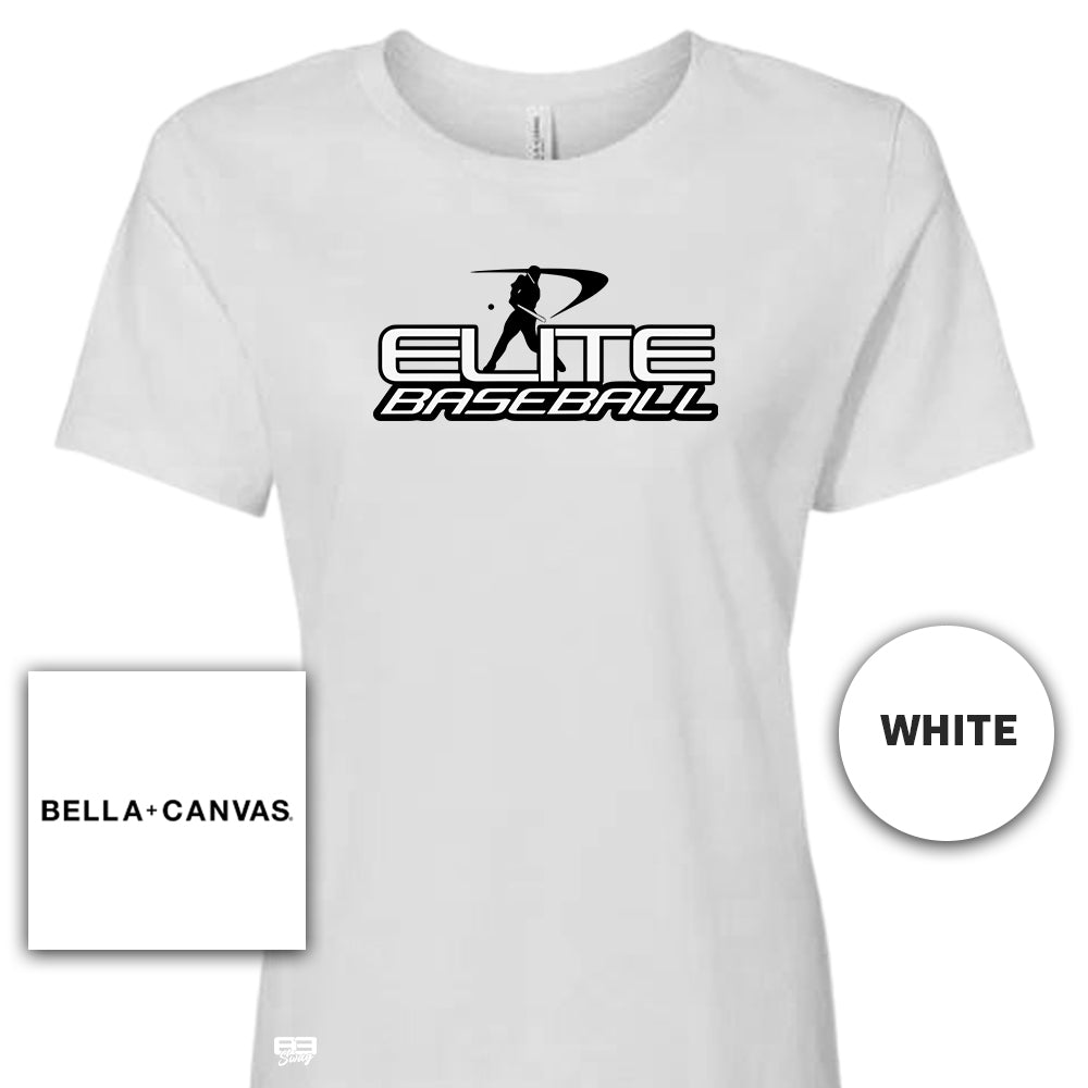 Bella + Canvas B6400 Women's Relaxed Jersey Short-Sleeve T-Shirt - Elite Baseball V1