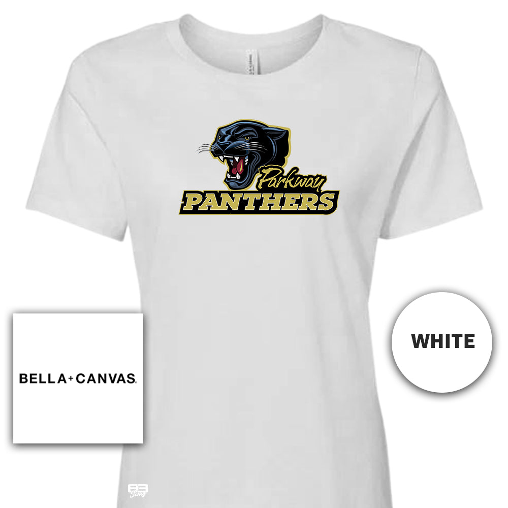 Bella + Canvas B6400 Women's Relaxed Jersey Short-Sleeve T-Shirt - Parkway High School Panthers V3