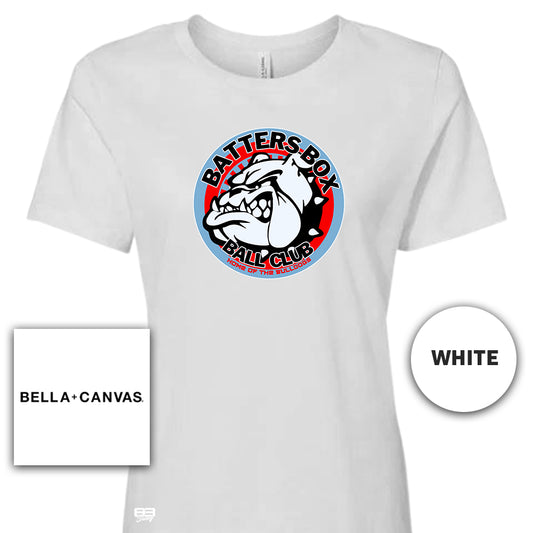 Bella + Canvas B6400 Women's Relaxed Jersey Short-Sleeve T-Shirt - Batters Box Bulldogs V2