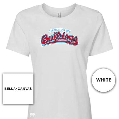 Bella + Canvas B6400 Women's Relaxed Jersey Short-Sleeve T-Shirt - Batters Box Bulldogs V3