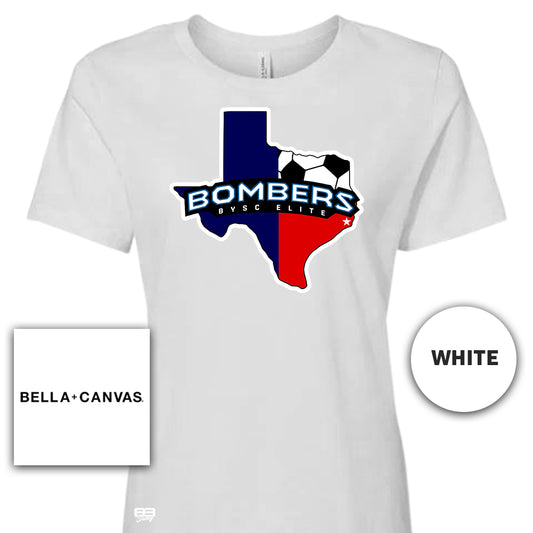 Bella + Canvas B6400 Women's Relaxed Jersey Short-Sleeve T-Shirt - BYSC Bombers Soccer