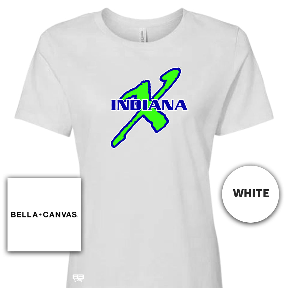 Bella + Canvas B6400 Women's Relaxed Jersey Short-Sleeve T-Shirt - Indiana Xtreme Softball V2