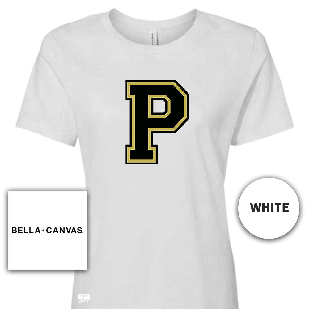 Bella + Canvas B6400 Women's Relaxed Jersey Short-Sleeve T-Shirt - Parkway High School Panthers V2