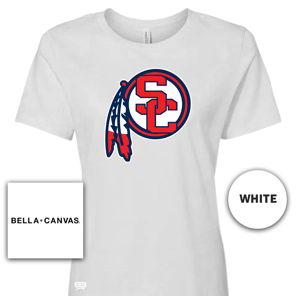 Bella + Canvas B6400 Women's Relaxed Jersey Short-Sleeve T-Shirt - South Cherokee Indians