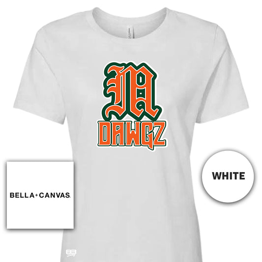 Bella + Canvas B6400 Women's Relaxed Jersey Short-Sleeve T-Shirt - Miami Metro Dawgz