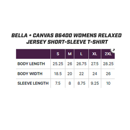 Bella + Canvas B6400 Women's Relaxed Jersey Short-Sleeve T-Shirt - South Florida Storm