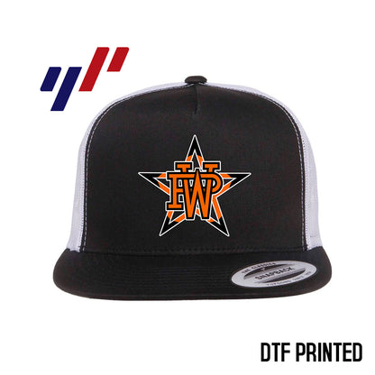Yupoong 6006 Adult 5-Panel Classic Trucker Hat - DTF PRINTED - Winter Park All-Stars