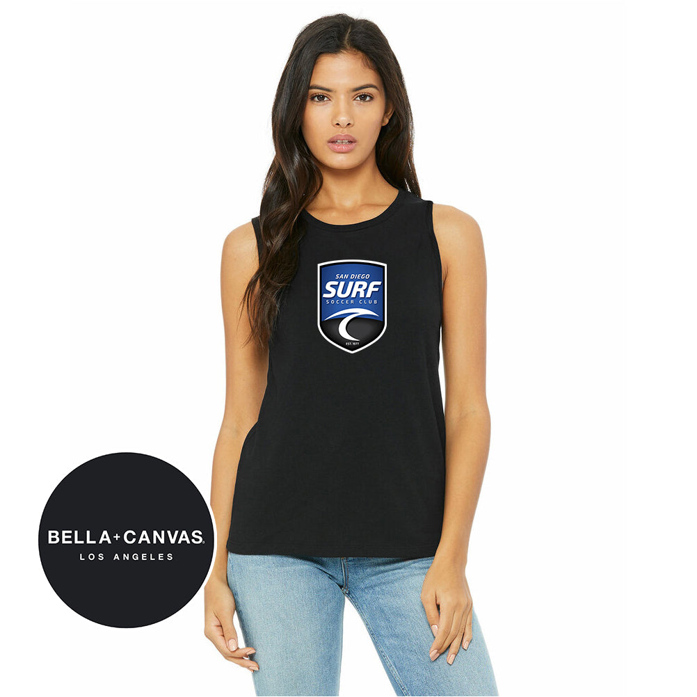 Bella + Canvas B6003 Women's Jersey Muscle Tank - San Diego Surf Soccer