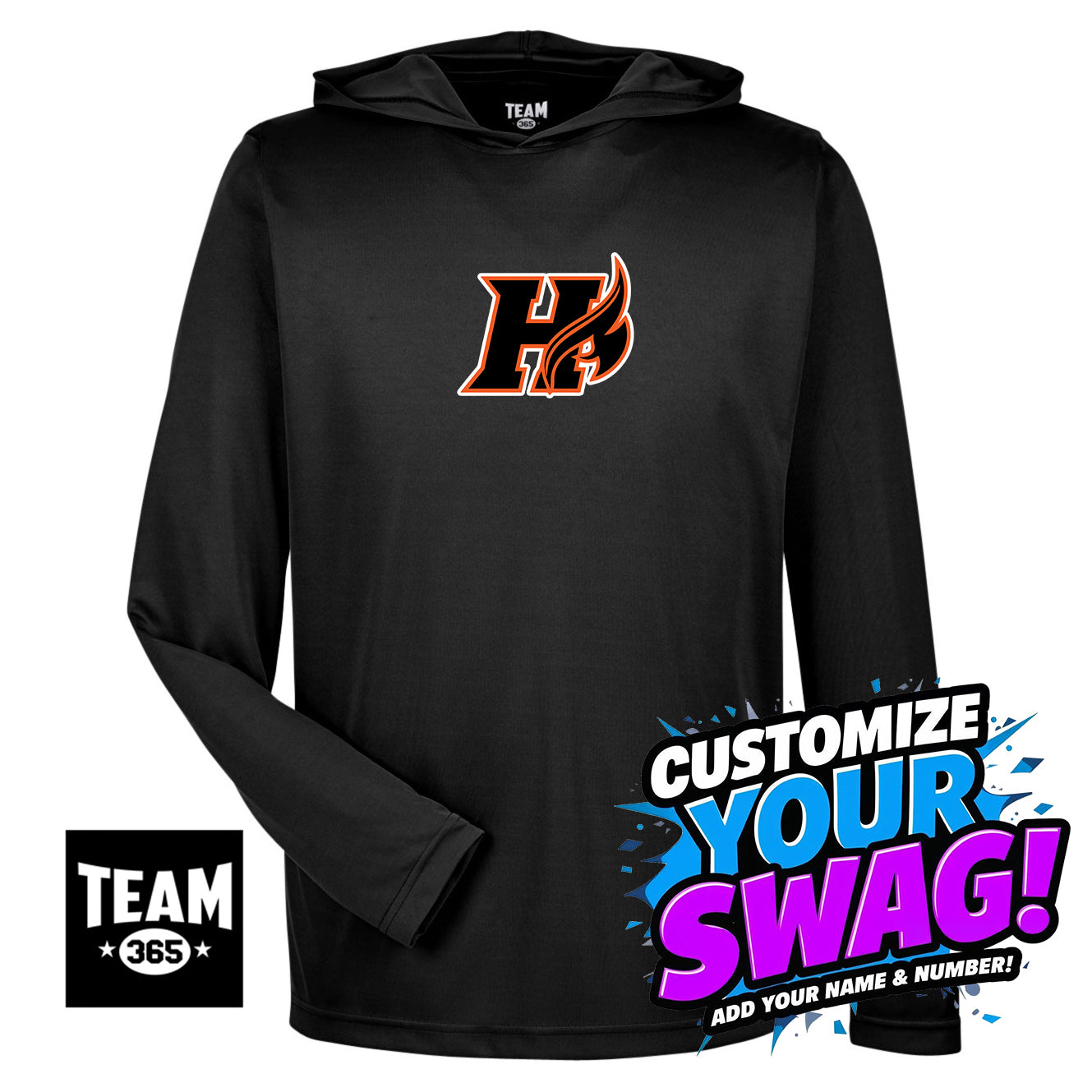 Team 365 Youth & Men's Zone Performance Hoodie - Harrisburg Heat Softball