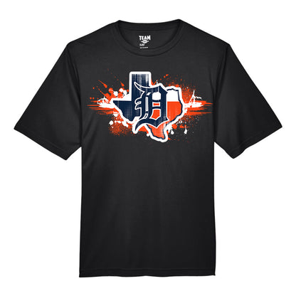 GLITCH - Team 365 Youth & Men's Zone Performance T-Shirt - Dallas Tigers Baseball