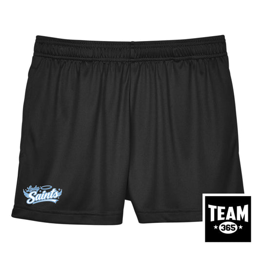 Team 365 TT11SHW Women's Zone Performance Short - Lady Saints Softball